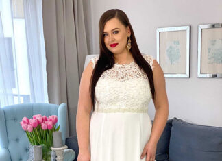 Długie suknie plus size